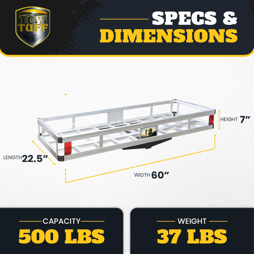 60 in Aluminum Hitch Carrier 500 lb R203530