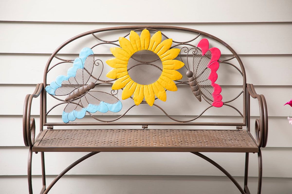 Cast Iron Metal Garden Bench E8249