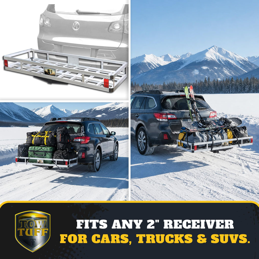 60 in Aluminum Hitch Carrier 500 lb R203530