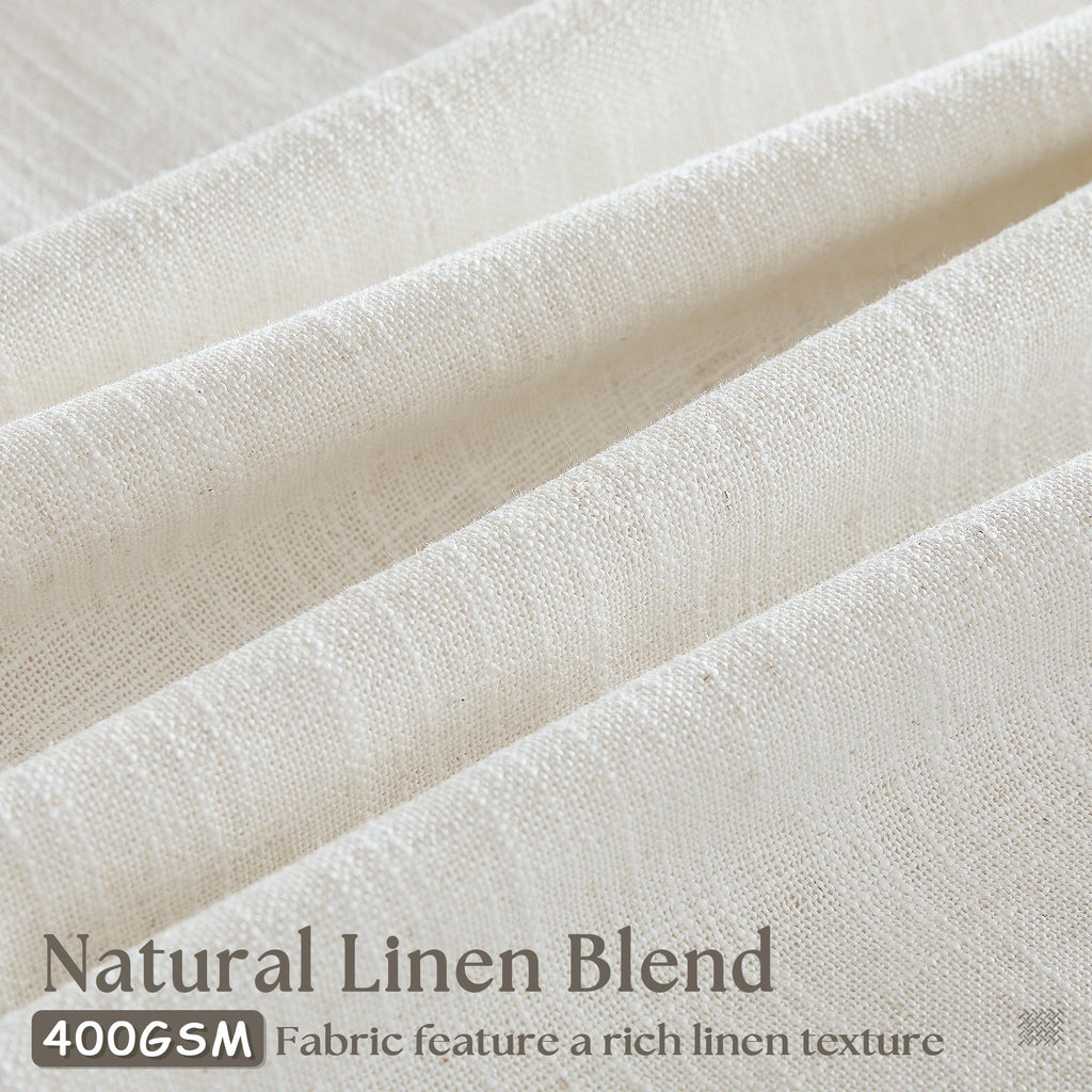 Natural Extra Wide Pinch Pleat 102 Inch Curtains C4256