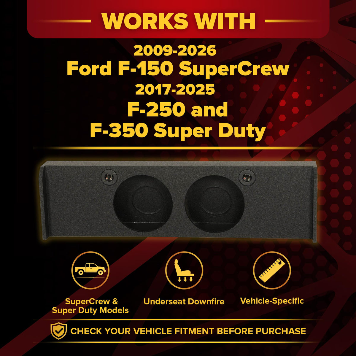 Dual 12in Subwoofer Box B359