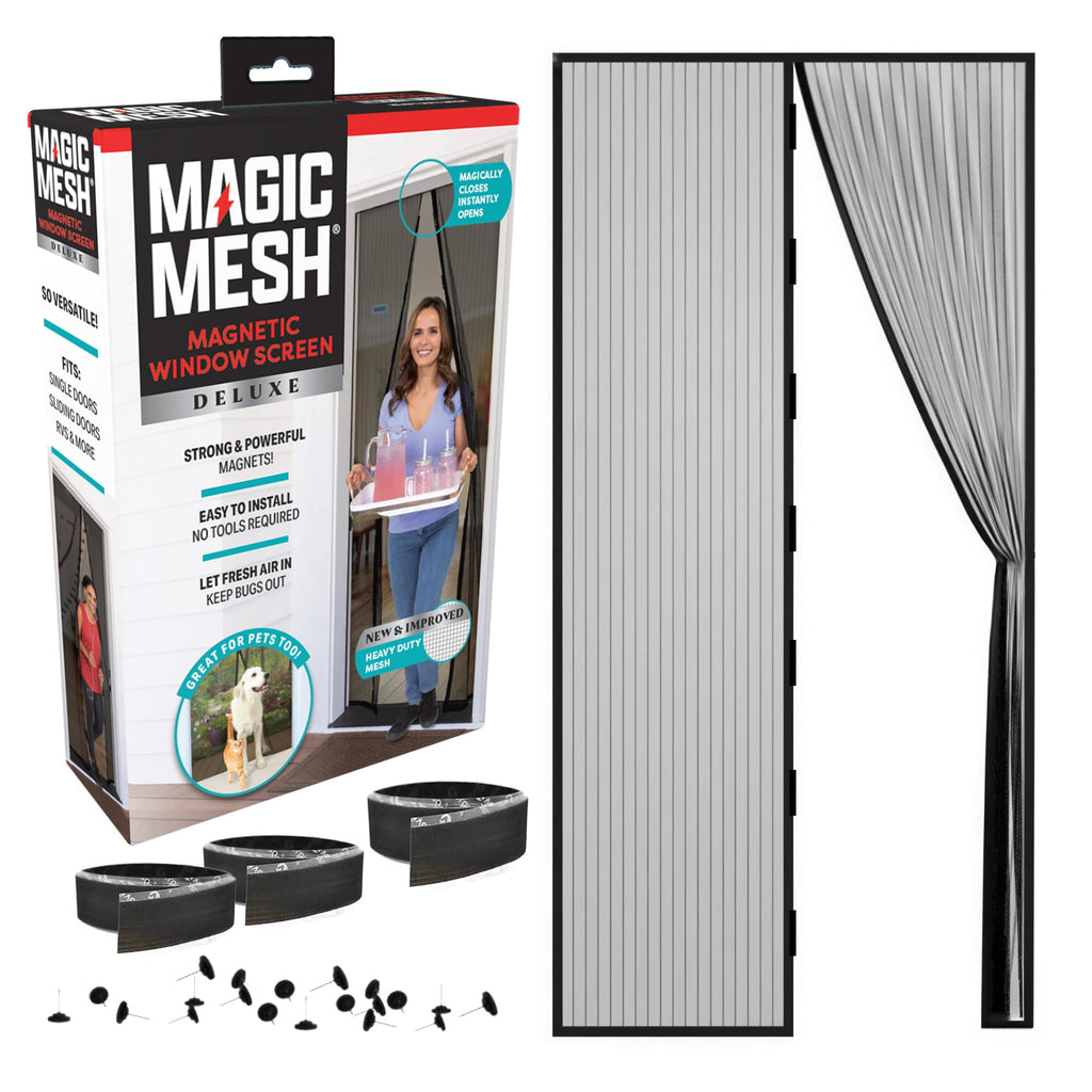 Black Magnetic Screen Door 39" x 83" U936536