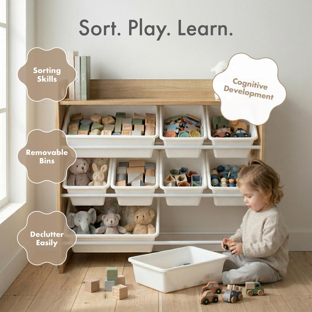 Kids Toy Organizer with 9 Bins U4520