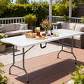 Heavy-Duty 6ft Folding Table with Handle G43561