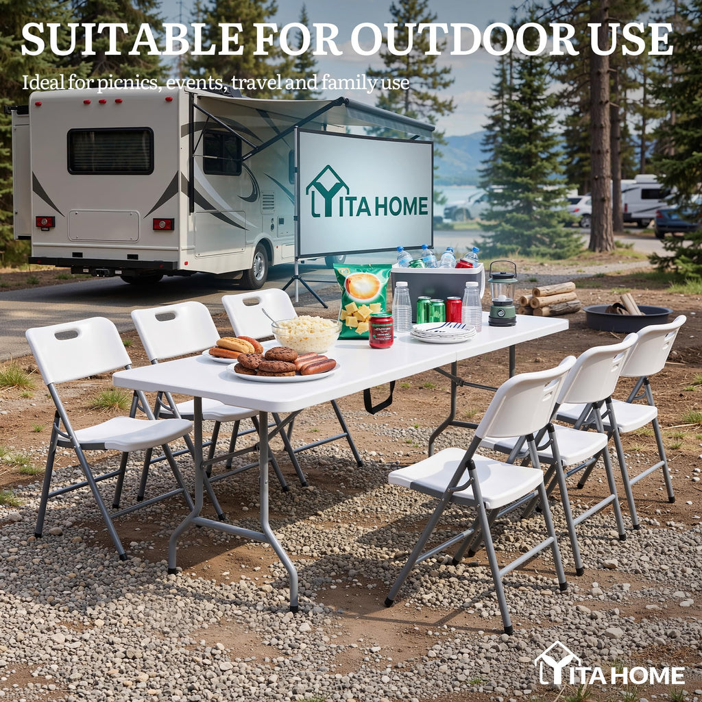 Heavy-Duty 6ft Folding Table with Handle G43561